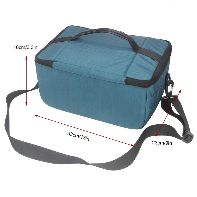Koolertron Dslr Camera Insert Bag Purse Universal Liner Lens Pouch Partition Protective Cover Waterproof Sleeve for Cannon/Nikon/Sony (Blue) - Image 3